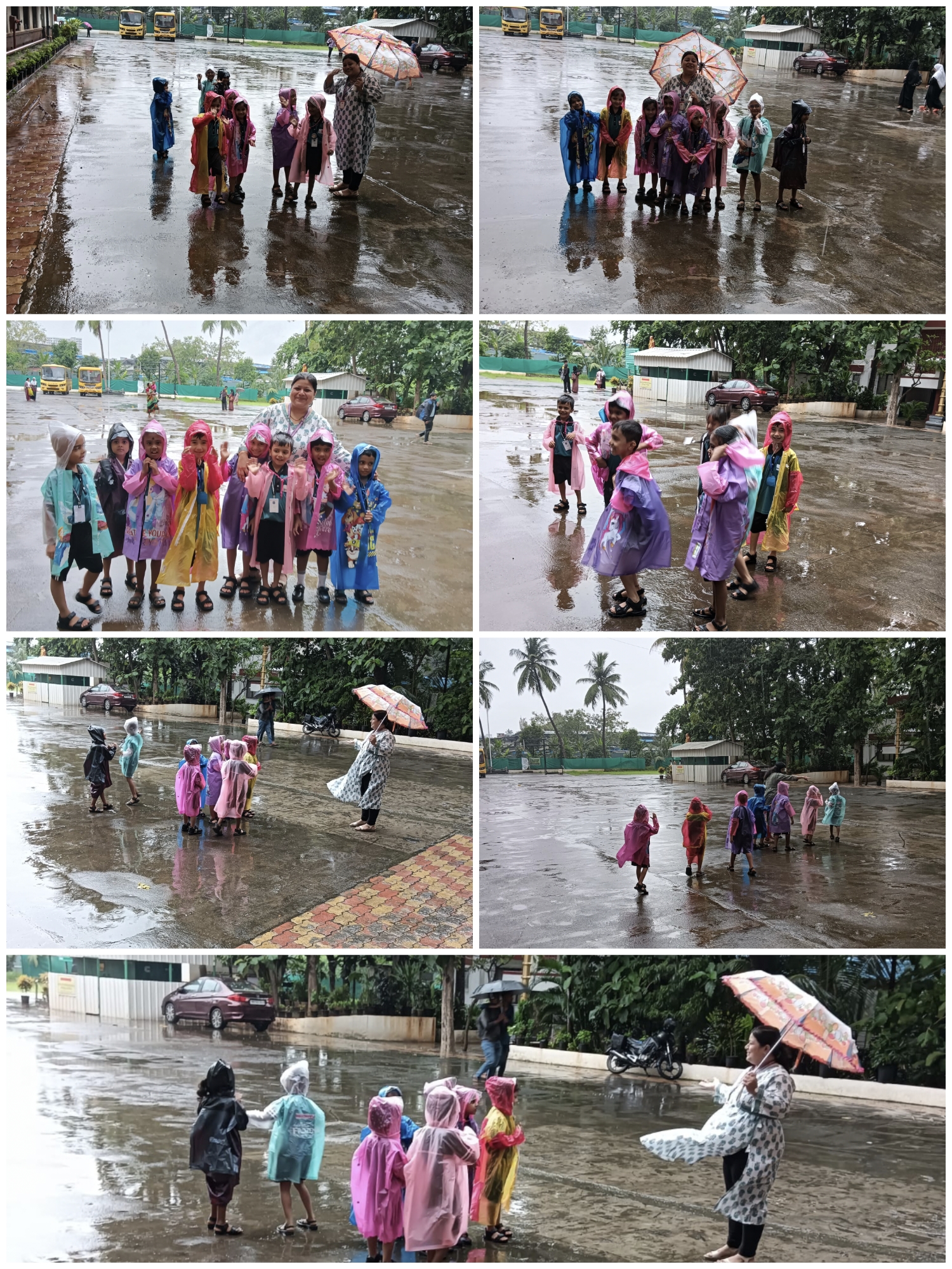 SHOW AND TELL AND Rain walk theme preprimary